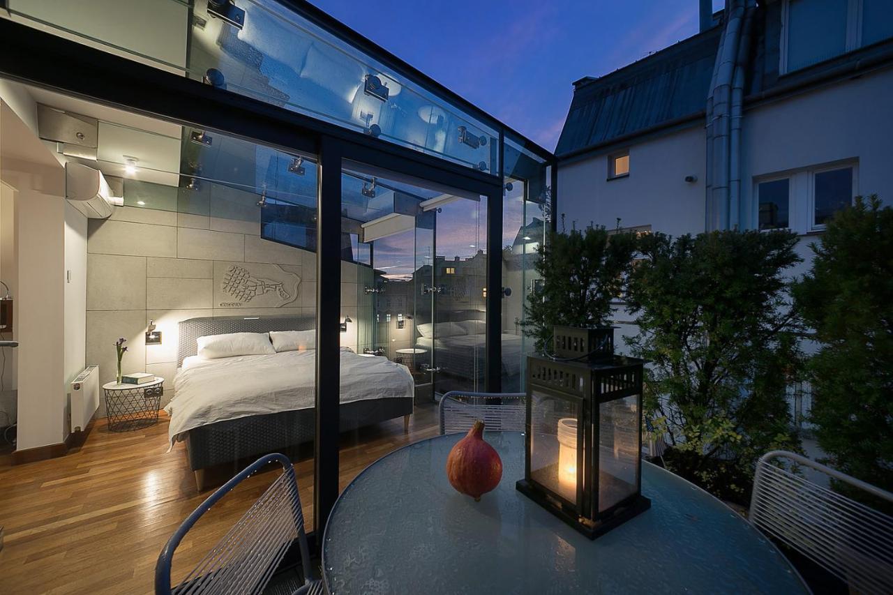 Main Square Studio With Terrace & Air Condition 克拉科夫 外观 照片